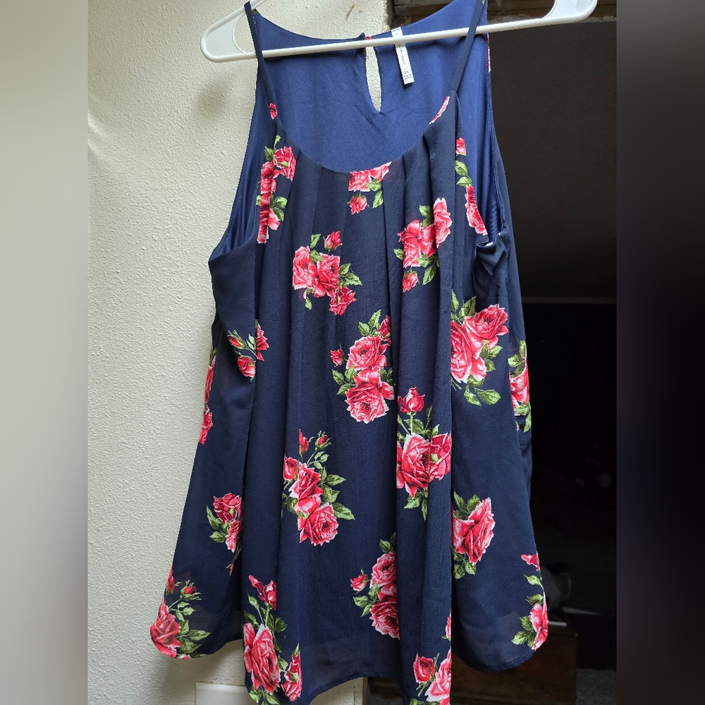 Floral Sleeveless Top